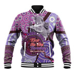 Personalised Australia Koala NAIDOC 2024 Baseball Jacket Keep the Fire Burning