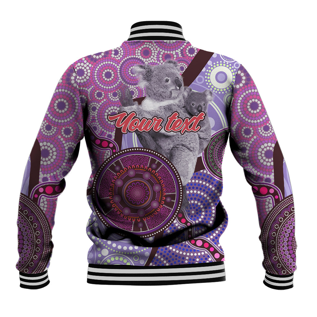 Personalised Australia Koala NAIDOC 2024 Baseball Jacket Keep the Fire Burning