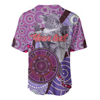 Personalised Australia Koala NAIDOC 2024 Baseball Jersey Keep the Fire Burning