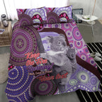 Personalised Australia Koala NAIDOC 2024 Bedding Set Keep the Fire Burning