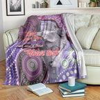 Personalised Australia Koala NAIDOC 2024 Blanket Keep the Fire Burning