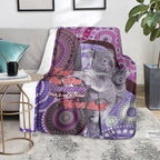 Personalised Australia Koala NAIDOC 2024 Blanket Keep the Fire Burning