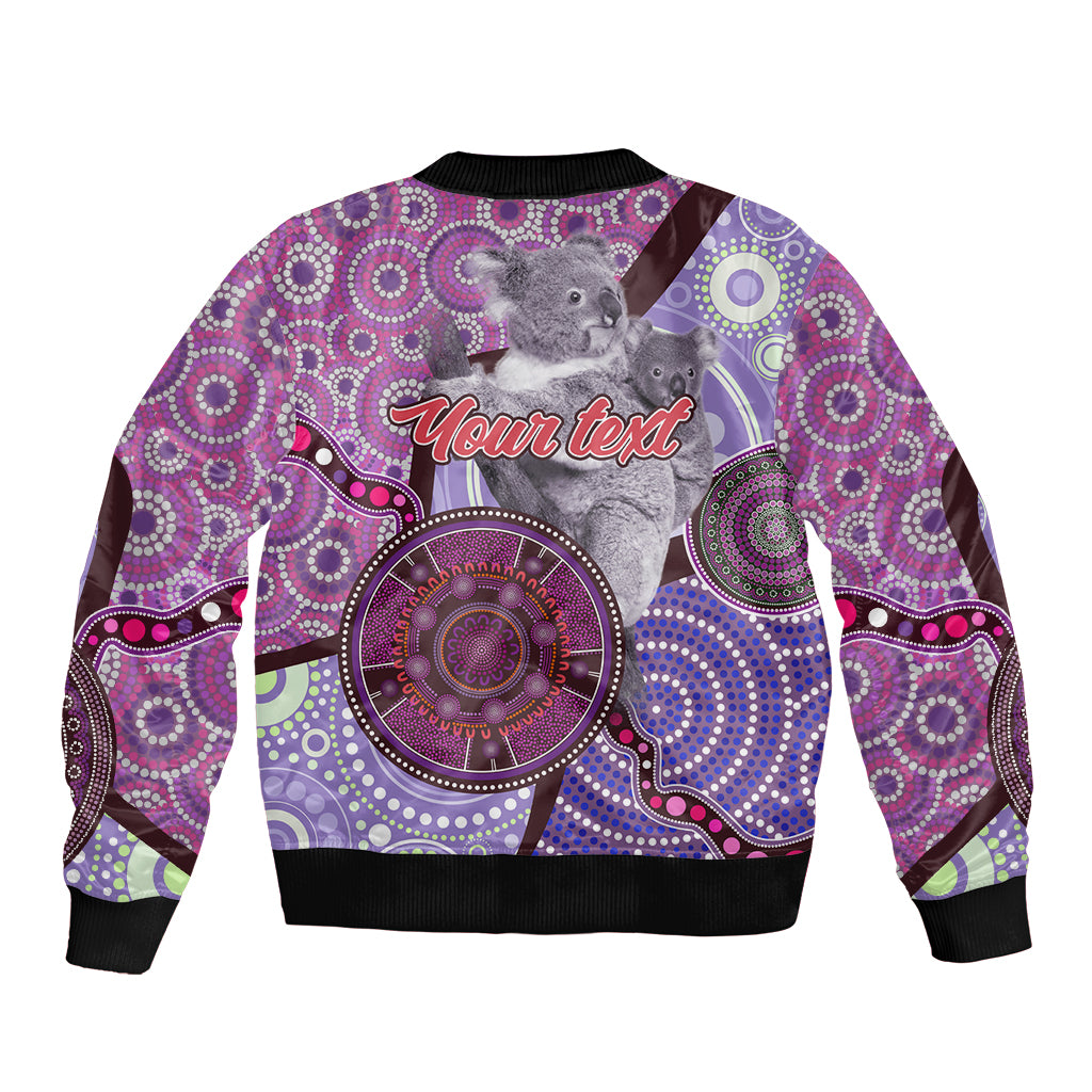 Personalised Australia Koala NAIDOC 2024 Bomber Jacket Keep the Fire Burning