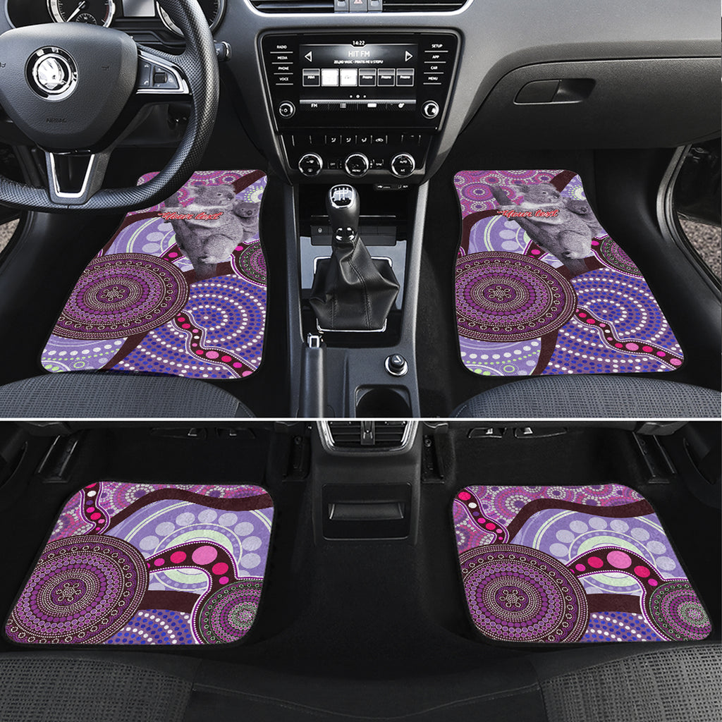 Personalised Australia Koala NAIDOC 2024 Car Mats Keep the Fire Burning