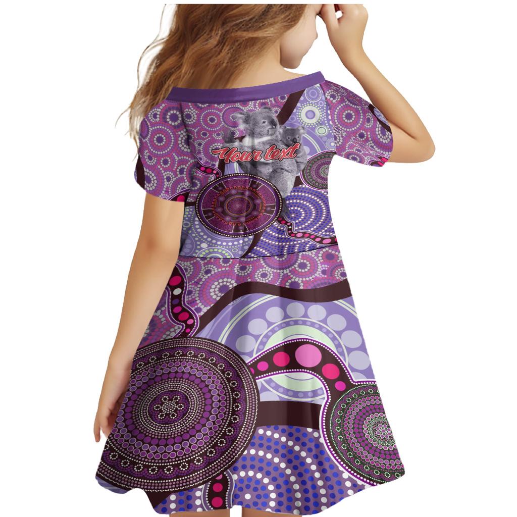 Personalised Australia Koala NAIDOC 2024 Family Matching Mermaid Dress and Hawaiian Shirt Keep the Fire Burning