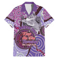 Personalised Australia Koala NAIDOC 2024 Family Matching Mermaid Dress and Hawaiian Shirt Keep the Fire Burning