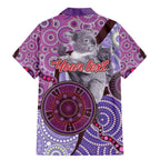 Personalised Australia Koala NAIDOC 2024 Family Matching Mermaid Dress and Hawaiian Shirt Keep the Fire Burning