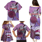 Personalised Australia Koala NAIDOC 2024 Family Matching Puletasi and Hawaiian Shirt Keep the Fire Burning