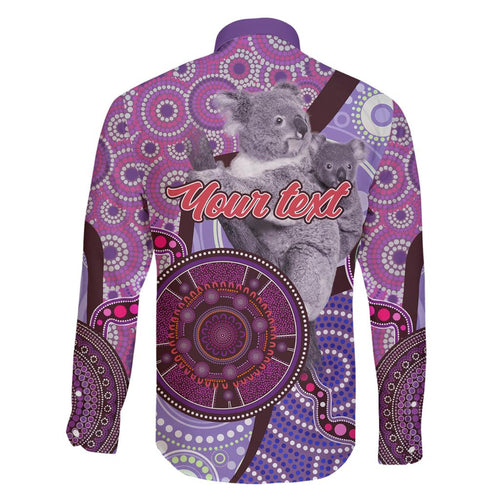 Personalised Australia Koala NAIDOC 2024 Family Matching Summer Maxi Dress and Hawaiian Shirt Keep the Fire Burning