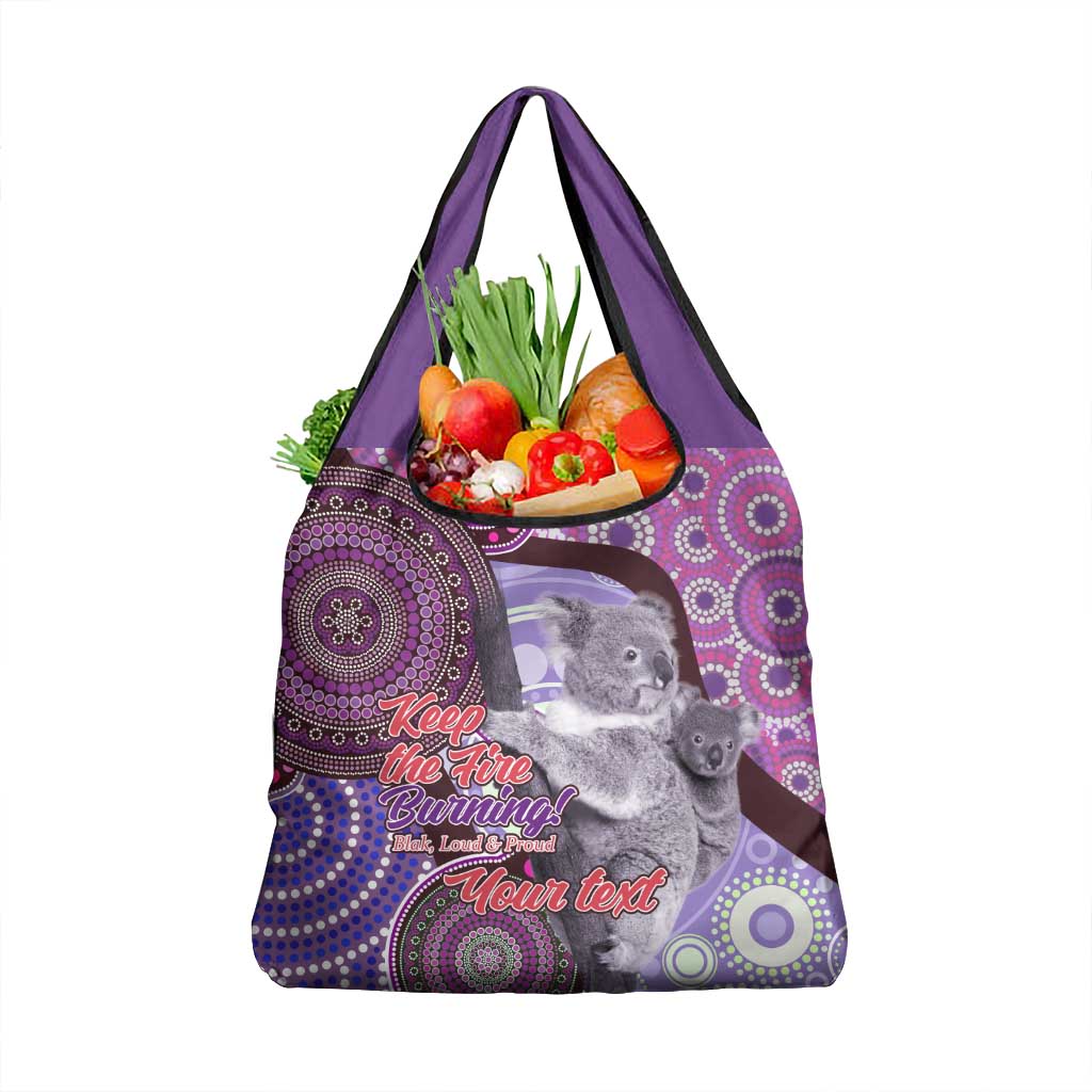 Personalised Australia Koala NAIDOC 2024 Grocery Bag Keep the Fire Burning