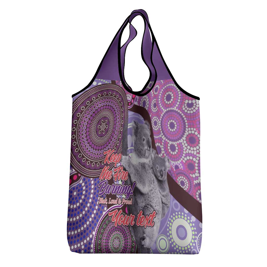 Personalised Australia Koala NAIDOC 2024 Grocery Bag Keep the Fire Burning