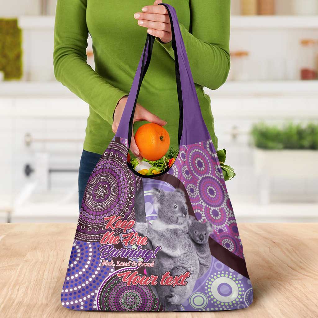 Personalised Australia Koala NAIDOC 2024 Grocery Bag Keep the Fire Burning