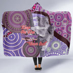 Personalised Australia Koala NAIDOC 2024 Hooded Blanket Keep the Fire Burning