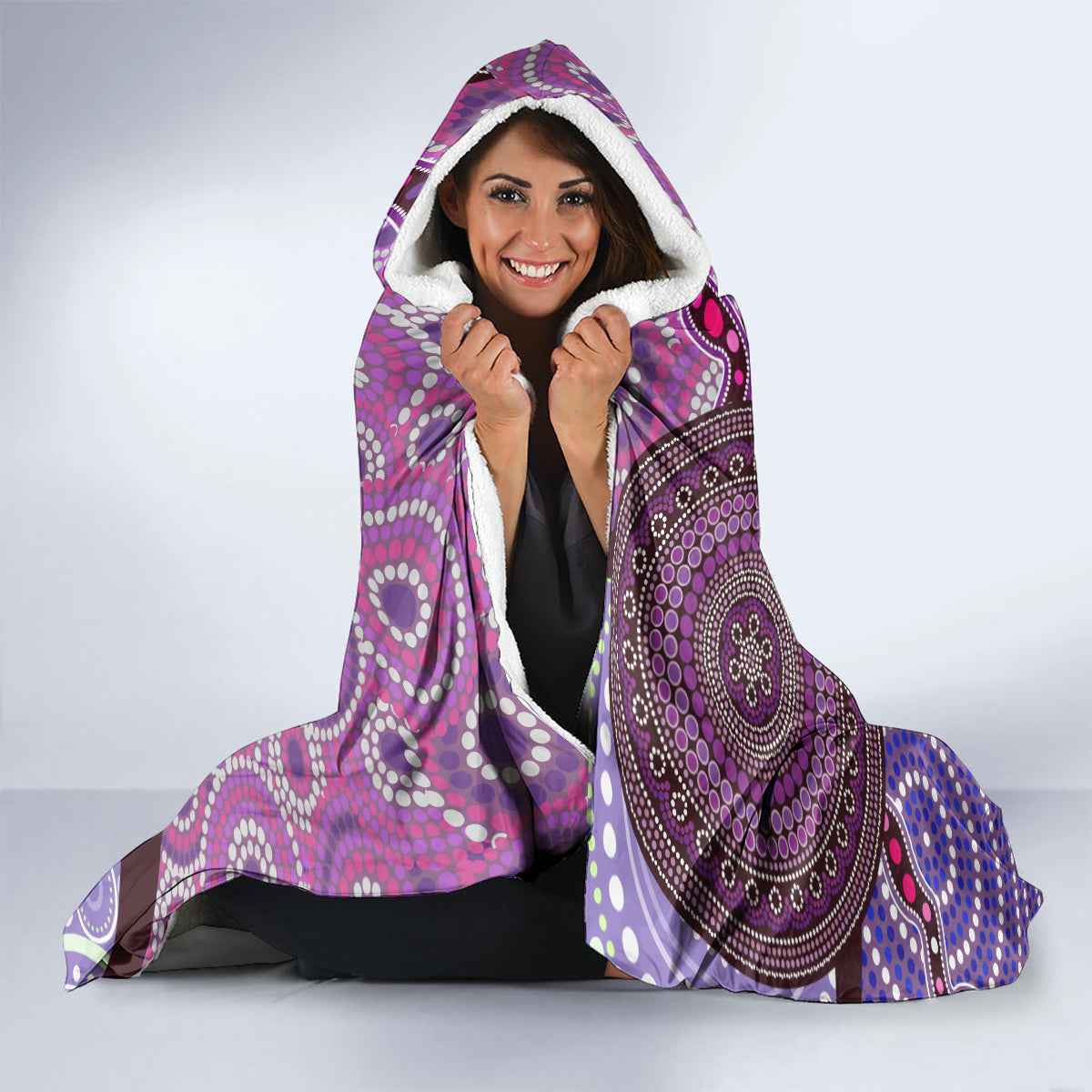 Personalised Australia Koala NAIDOC 2024 Hooded Blanket Keep the Fire Burning