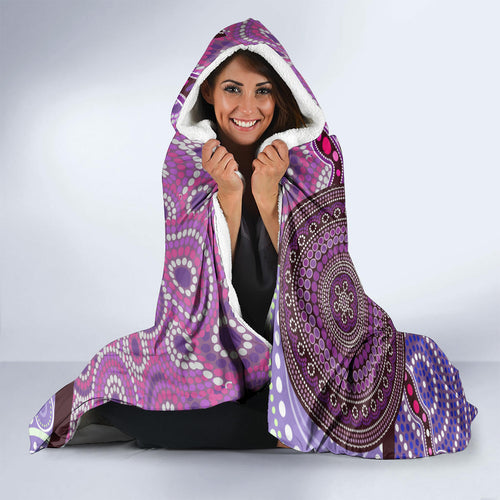 Personalised Australia Koala NAIDOC 2024 Hooded Blanket Keep the Fire Burning