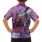 Personalised Australia Koala NAIDOC 2024 Kid Hawaiian Shirt Keep the Fire Burning