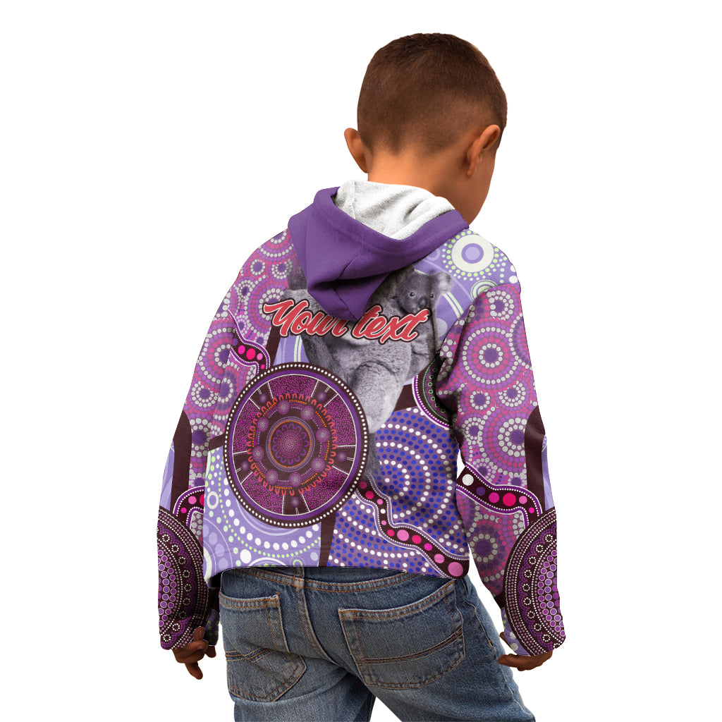 Personalised Australia Koala NAIDOC 2024 Kid Hoodie Keep the Fire Burning
