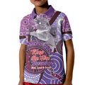 Personalised Australia Koala NAIDOC 2024 Kid Polo Shirt Keep the Fire Burning