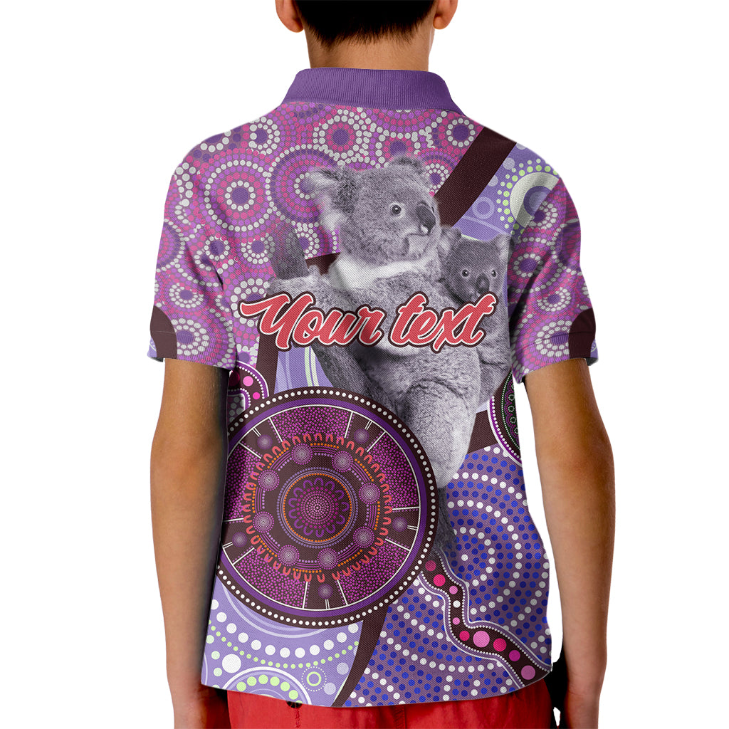 Personalised Australia Koala NAIDOC 2024 Kid Polo Shirt Keep the Fire Burning