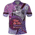 Personalised Australia Koala NAIDOC 2024 Polo Shirt Keep the Fire Burning