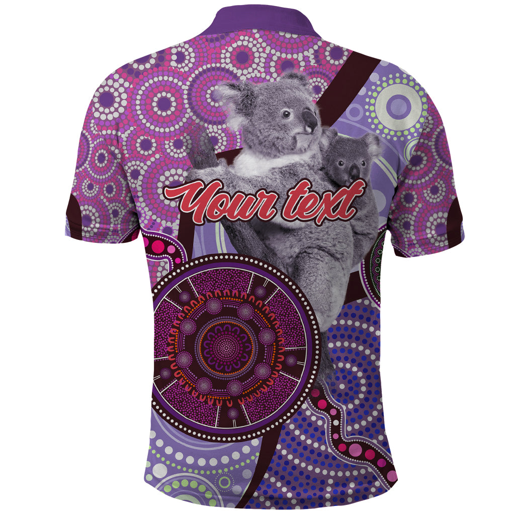 Personalised Australia Koala NAIDOC 2024 Polo Shirt Keep the Fire Burning