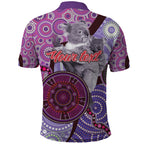 Personalised Australia Koala NAIDOC 2024 Polo Shirt Keep the Fire Burning