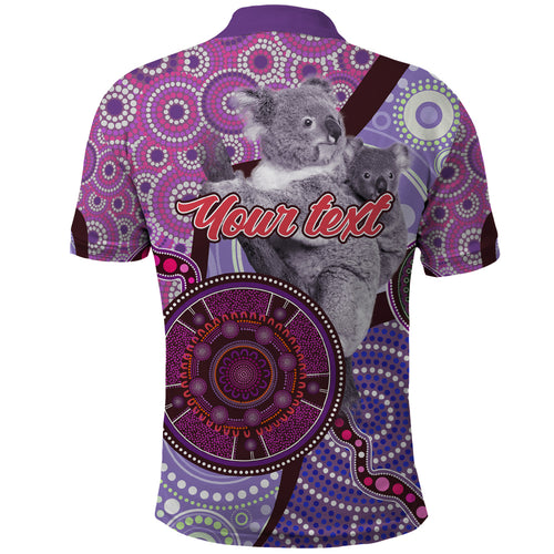 Personalised Australia Koala NAIDOC 2024 Polo Shirt Keep the Fire Burning