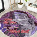 Personalised Australia Koala NAIDOC 2024 Round Carpet Keep the Fire Burning