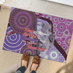 Personalised Australia Koala NAIDOC 2024 Rubber Doormat Keep the Fire Burning