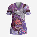 Personalised Australia Koala NAIDOC 2024 Scrub Top Keep the Fire Burning - Aussie Hoodie