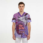 Personalised Australia Koala NAIDOC 2024 Scrub Top Keep the Fire Burning - Aussie Hoodie