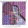 Personalised Australia Koala NAIDOC 2024 Shower Curtain Keep the Fire Burning