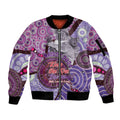 Personalised Australia Koala NAIDOC 2024 Sleeve Zip Bomber Jacket Keep the Fire Burning