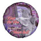 Personalised Australia Koala NAIDOC 2024 Spare Tire Cover Keep the Fire Burning