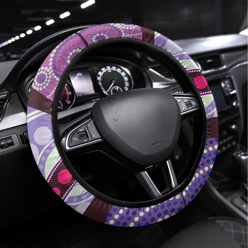 Personalised Australia Koala NAIDOC 2024 Steering Wheel Cover Keep the Fire Burning