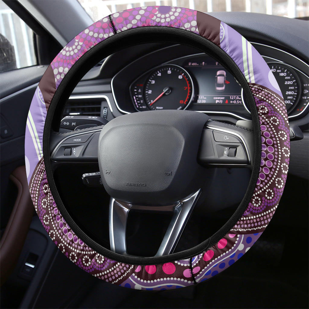 Personalised Australia Koala NAIDOC 2024 Steering Wheel Cover Keep the Fire Burning