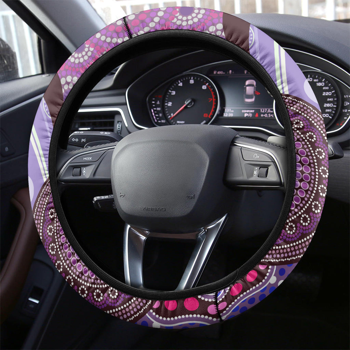 Personalised Australia Koala NAIDOC 2024 Steering Wheel Cover Keep the Fire Burning