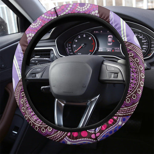 Personalised Australia Koala NAIDOC 2024 Steering Wheel Cover Keep the Fire Burning