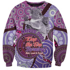 Personalised Australia Koala NAIDOC 2024 Sweatshirt Keep the Fire Burning