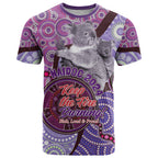 Personalised Australia Koala NAIDOC 2024 T Shirt Keep the Fire Burning