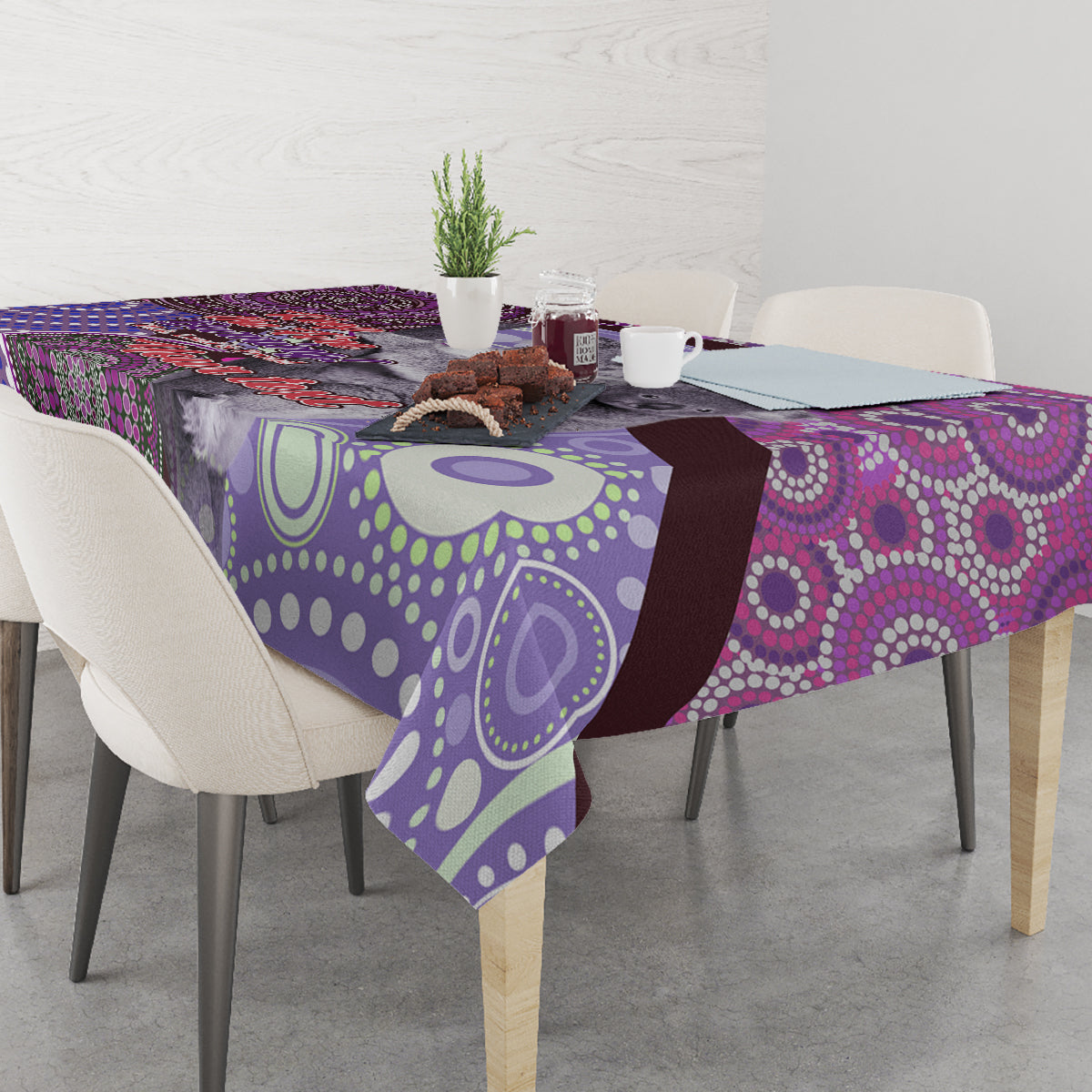 Personalised Australia Koala NAIDOC 2024 Tablecloth Keep the Fire Burning