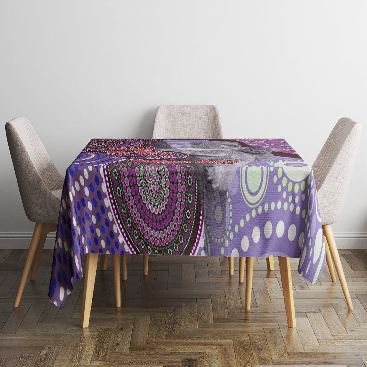 Personalised Australia Koala NAIDOC 2024 Tablecloth Keep the Fire Burning