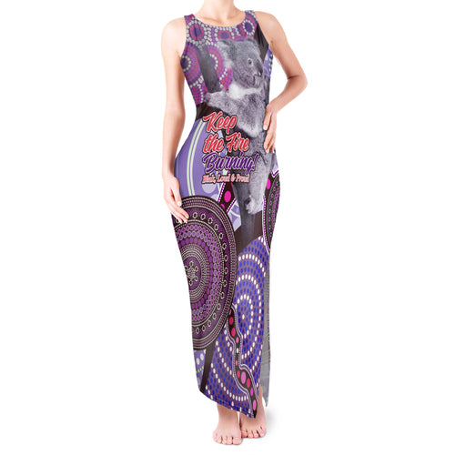 Personalised Australia Koala NAIDOC 2024 Tank Maxi Dress Keep the Fire Burning