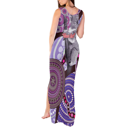 Personalised Australia Koala NAIDOC 2024 Tank Maxi Dress Keep the Fire Burning