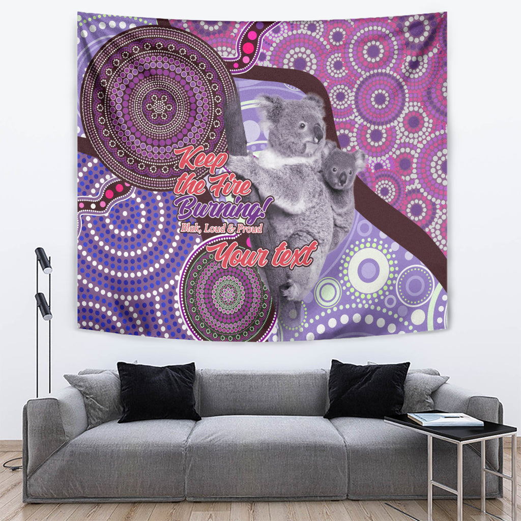 Personalised Australia Koala NAIDOC 2024 Tapestry Keep the Fire Burning