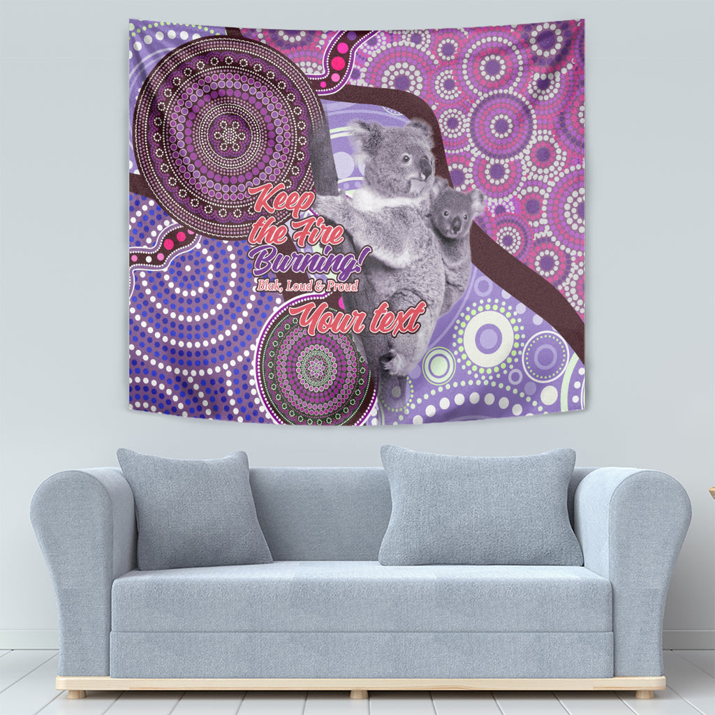 Personalised Australia Koala NAIDOC 2024 Tapestry Keep the Fire Burning