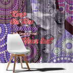 Personalised Australia Koala NAIDOC 2024 Window Curtain Keep the Fire Burning