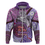 Personalised Australia Koala NAIDOC 2024 Zip Hoodie Keep the Fire Burning