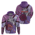 Personalised Australia Koala NAIDOC 2024 Zip Hoodie Keep the Fire Burning