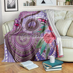 Personalised Australia NAIDOC 2024 Blanket Keep the Fire Burning Hakea Flowers